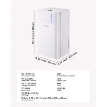 30 Pints Dehumidifier for Home and Basement Smart Humidity Low Noise for Room