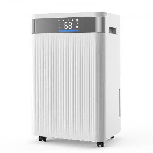 Deshumidificador Eléctrico Megonia 50L/día - Para Casa, Baño, Habitación, Garaje, 4.5L Depósito, Bajo Consumo, Silencioso