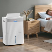 80 Pints Dehumidifier for Home and Basement Smart Humidity Low Noise for Room