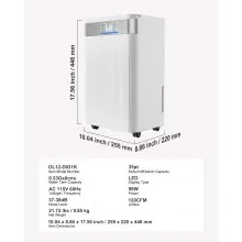 35 Pints Dehumidifier for Home and Basement Smart Humidity Low Noise for Room