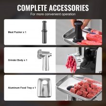 Electric Meat Grinder 3 Lbs/Min Sausage Stuffer Maker for Home Kitchen