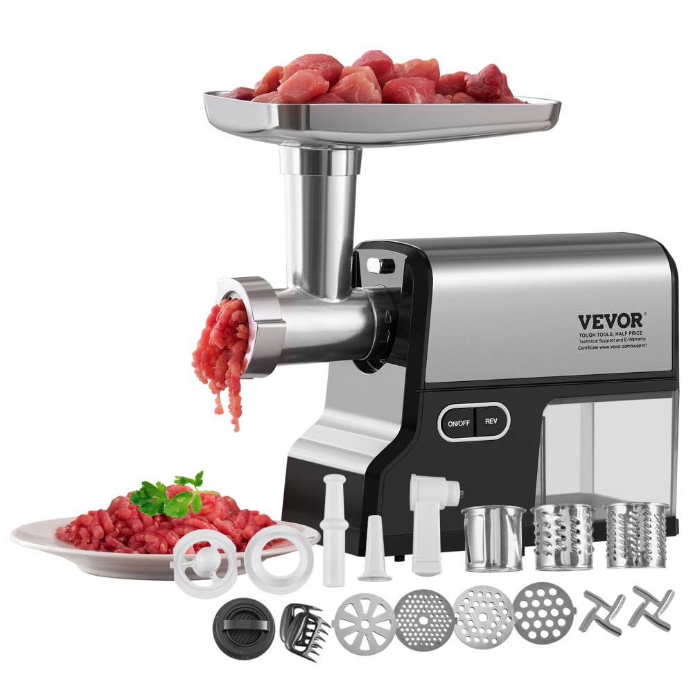 Electric Meat Grinder 4.2 Lbs/Min Sausage Stuffer Maker for Home Kitchen