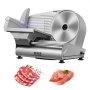 VEVOR Meat Slicer, 180W Electric Deli Food Slicer with 7.5" SUS420 Stainless Steel Blade and Blade Guard, 0 - 0.6 inch Adjustable Thickness for Home Use, Easy to Clean, Cut Meat, Bread, Ham and Cheese