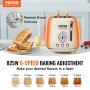 VEVOR Brushed Stainless Steel Toaster, 2 Slice, 825W 1.5'' Extra Wide Slots Toaster with Removable Crumb Tray 5 Browning Levels, Cancel Defrost and Bagel Functions for Toasting Bread Bagel Waffle