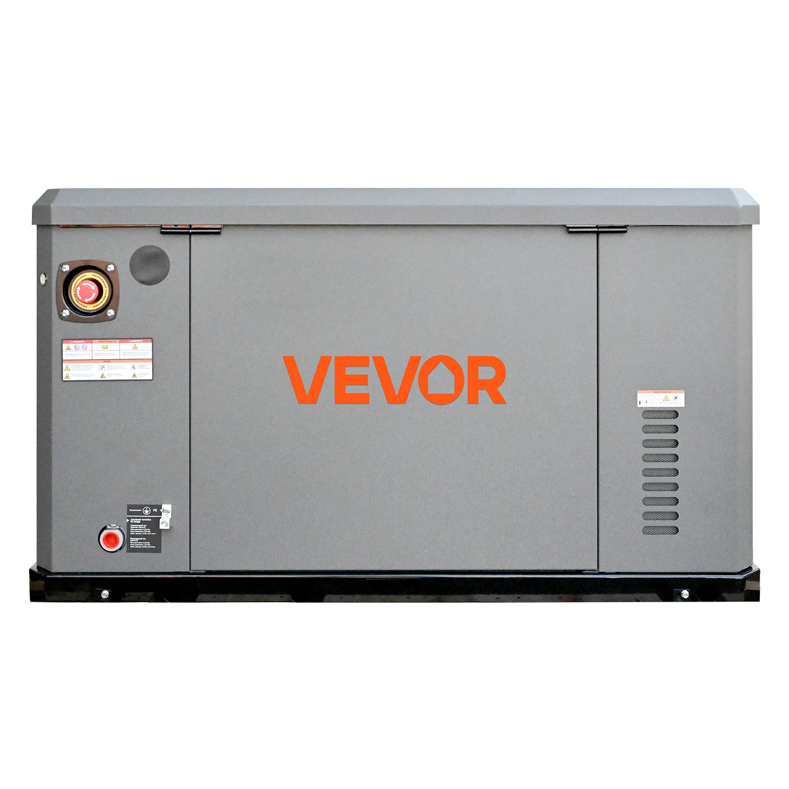 VEVOR Standby Generator, Dual Fuel Whole Home Generator, LPG 22Kw Max Power & Natural Gas 20Kw Max Power, Whole House Power Backup For Home Backup, Camping, AVR Voltage Regulation, LCD Display