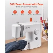 VEVOR Sewing Machine Portable Electric Sewing Machine 18 Stitch Applications