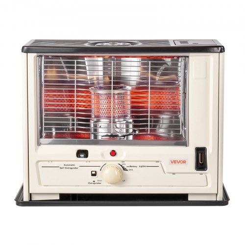 Chauffage Au Kérosène Portable Pour Extérieur - 5.2 Litres, 2.6 KW, Réglable - Pour Garage, Tente, Terrasse, Camping - Acier Robuste