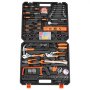 Kit de ferramentas VEVOR, conjunto de 216 ferramentas manuais para uso doméstico, kit de ferramentas para reparo doméstico com estojo portátil para ferramentas, aço de alta qualidade, para manutenção doméstica, projetos "faça você mesmo" e reparo automotivo