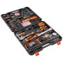 Kit de ferramentas VEVOR, conjunto de 216 ferramentas manuais para uso doméstico, kit de ferramentas para reparo doméstico com estojo portátil para ferramentas, aço de alta qualidade, para manutenção doméstica, projetos "faça você mesmo" e reparo automotivo