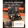 VEVOR Tool Kit 394-Piece General Household Tool Kit for Home Maintenance, For Everyday House Repairs and DIY Projects, with Portable Storage Case, High-Quality Steel, with Hammer, Wrench, Pliers
