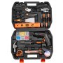 VEVOR Tool Kit, 96 Piece General Household Hand Tool Set, with Cordless Screwdriver and Portable Tool Storage Case, High-Quality Steel, for Home Maintenance, DIY Projects, and Automotive Repair