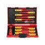 VEVOR Insulated Screwdriver Set, 13-Piece Professional Electrical Screwdriver Set, 1000V Insulated Electrician Tool Set, with Magnetic Phillips Slotted Pozi Torx Tips, Screwdrivers, for Electricians