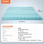 VEVOR Mattress Topper Soft Memory Foam Cooling Gel Infusion Queen Size 2 Inches