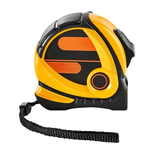 VEVOR Tape Measure 7620 mm Length, Measuring Tape with Retractable, One-Touch Lock, Imperial and Metric ft/m Dual-Scale & ABS Case & Easy Read Steel Measurement Tool, for Outdoor,Decoration