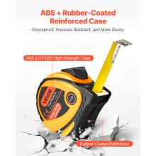 2 Packs Tape Measure 25ft Retractable Imperial Metric for Outdoor Decoration