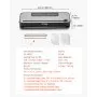 VEVOR Vacuum Sealer Machine, 60Kpa 100W Powerful Food Sealer, 5-in-1 Multi-Functional Food Vacuum Sealer, Automatic Air Sealing System with Built-in Cutter, 10 Vacuum Bags, Compact Design
