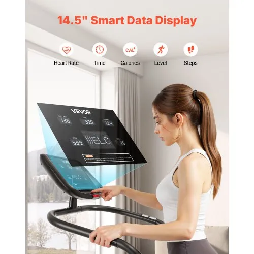 VEVOR Máquina de subir escaleras VEVOR, pantalla LED, escalador