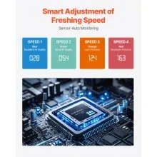 Purificador de aire inteligente HEPA H13 de 3139 ft²/h para el hogar y la oficina