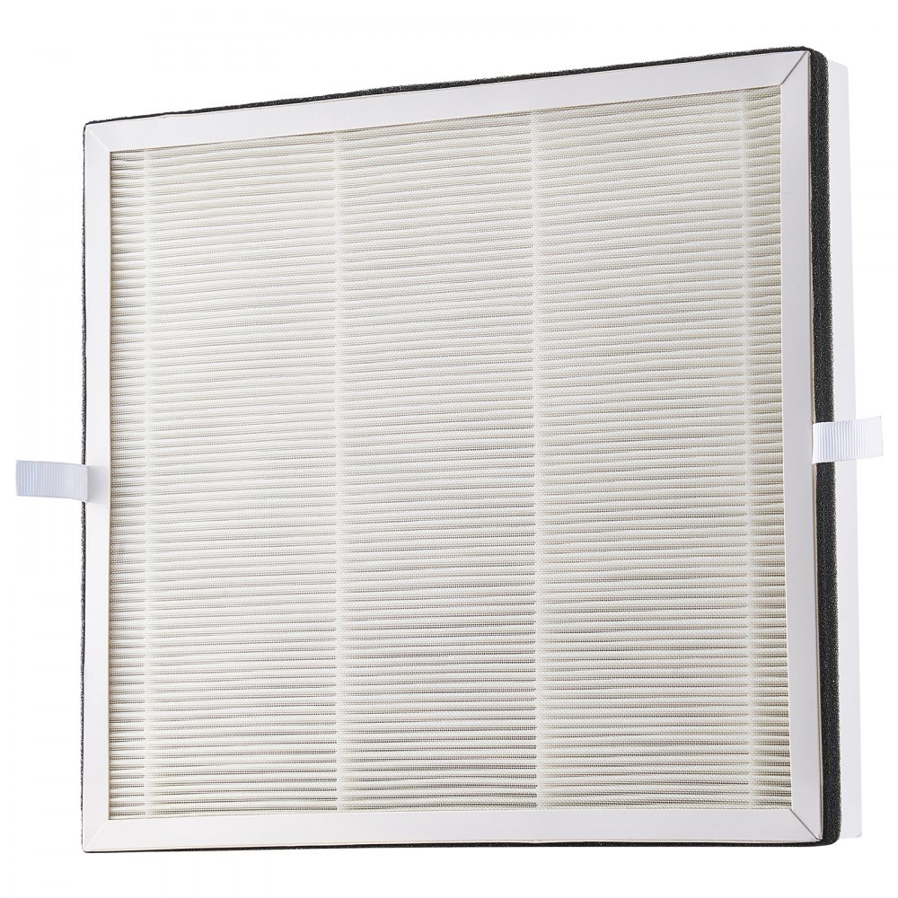 VEVOR Air Purifier Replacement Filter, H13, 3-in-1 Compact & Lightweight Replacement Filter with Sturdy PET Pre-Filter, Easy-to-Grab Purifier Filter with Activated Carbon, Fit for Square Purifier
