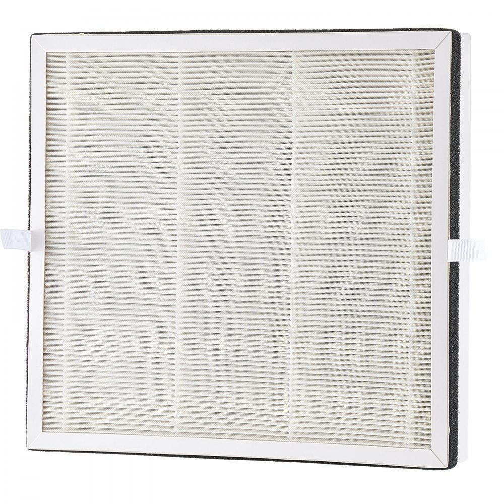 VEVOR Air Purifier Replacement Filter, H13, 3-in-1 Compact & Lightweight Replacement Filter with Sturdy PET Pre-Filter, Easy-to-Grab Purifier Filter with Activated Carbon, Fit for Square Purifier