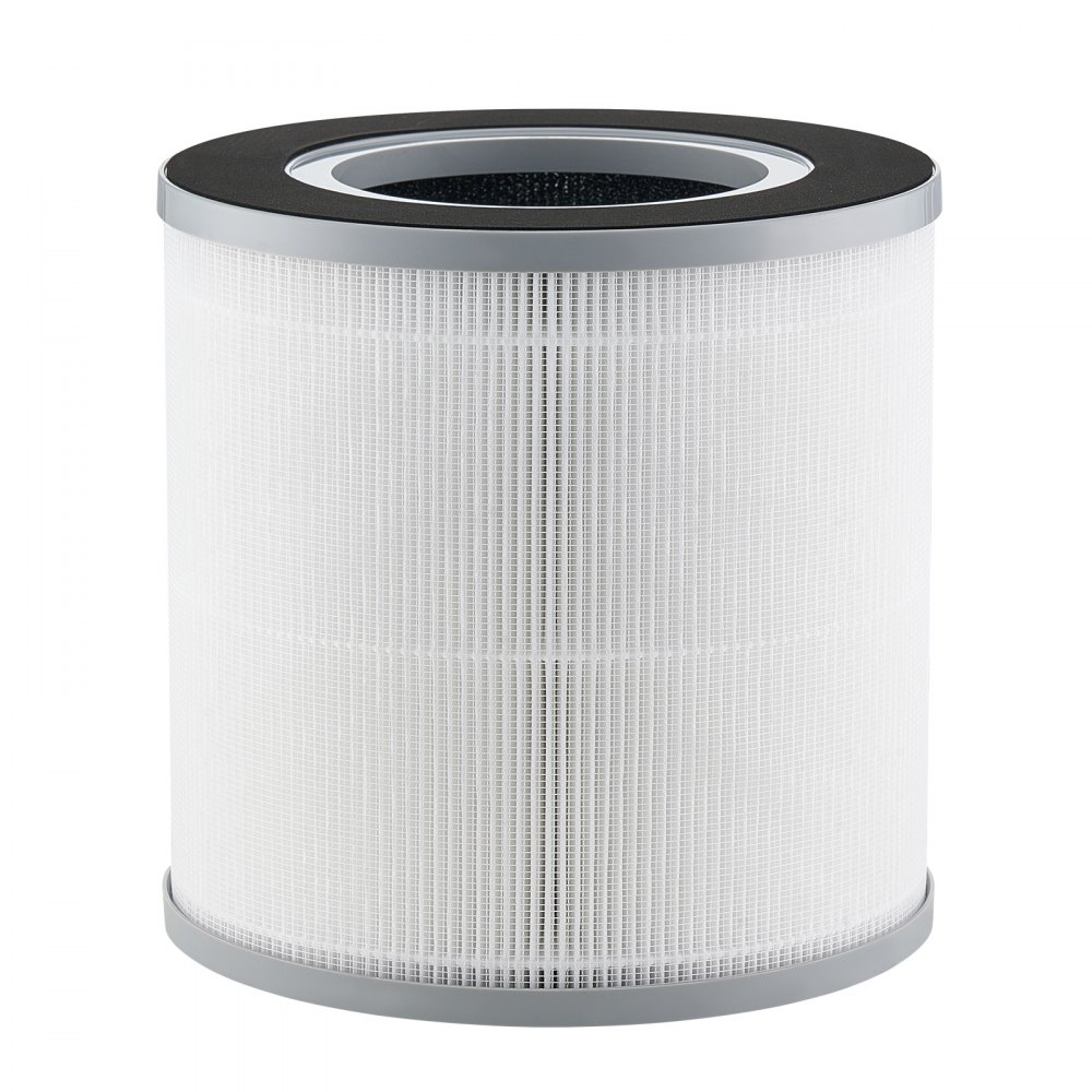 VEVOR Air Purifier Replacement Filter, H13, 3-in-1 Compact & Lightweight Replacement Filter with PP Pre-Filter, Easy-to-Grab Purifier Filter with Activated Carbon, Fit for Cylindrical Purifier