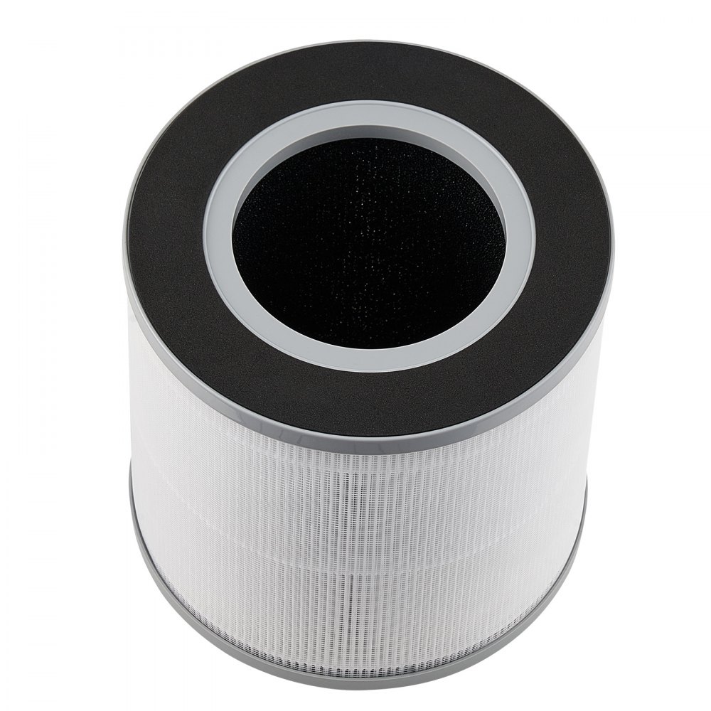 VEVOR Air Purifier Replacement Filter, H13, 3-in-1 Compact & Lightweight Replacement Filter with PP Pre-Filter, Easy-to-Grab Purifier Filter with Activated Carbon, Fit for Cylindrical Purifier