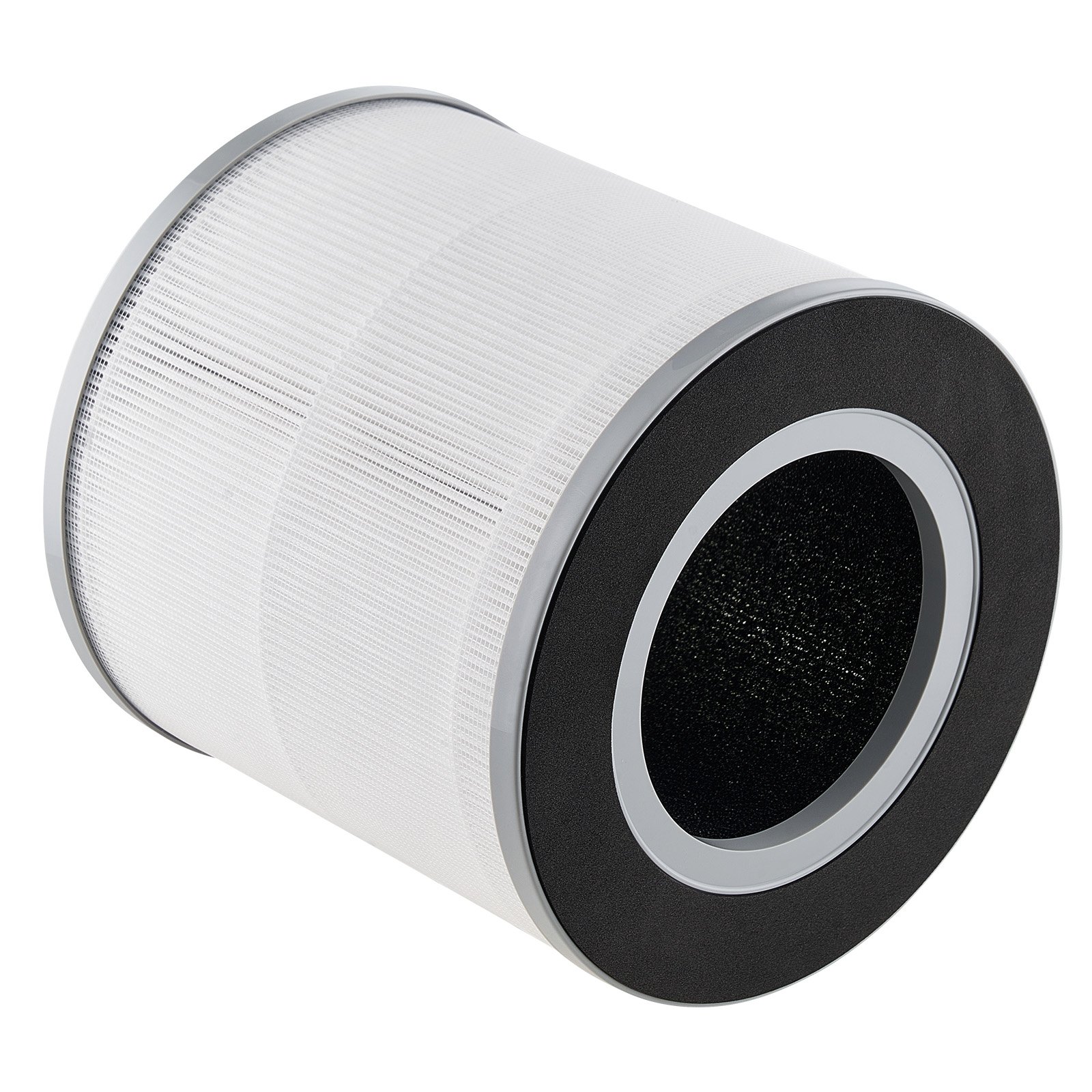 VEVOR Air Purifier Replacement Filter, H13, 3-in-1 Compact & Lightweight Replacement Filter with PP Pre-Filter, Easy-to-Grab Purifier Filter with Activated Carbon, Fit for Cylindrical Purifier