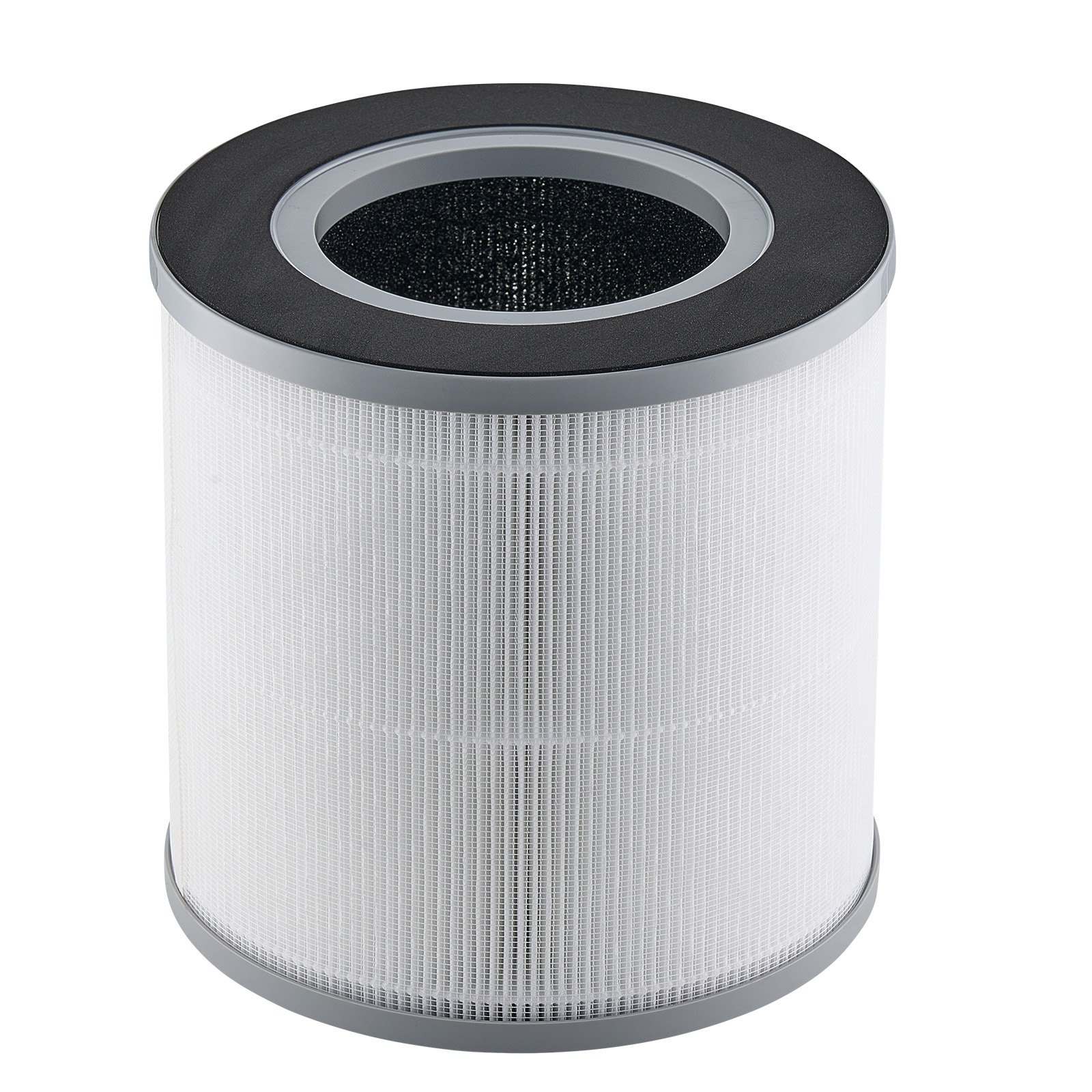 VEVOR Air Purifier Replacement Filter, H13, 3-in-1 Compact & Lightweight Replacement Filter with PP Pre-Filter, Easy-to-Grab Purifier Filter with Activated Carbon, Fit for Cylindrical Purifier