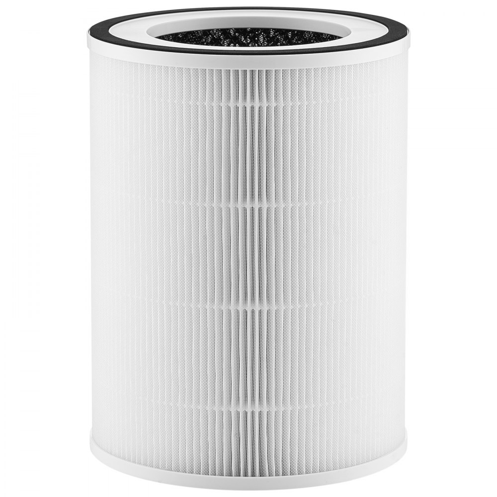 VEVOR Air Purifier Replacement Filter, H11, 2-in-1 Compact & Lightweight Replacement Filter with PET Pre-Filter, Easy-to-Grab Purifier Filter with Non-Woven Fabric, Fit for Cylindrical Purifier