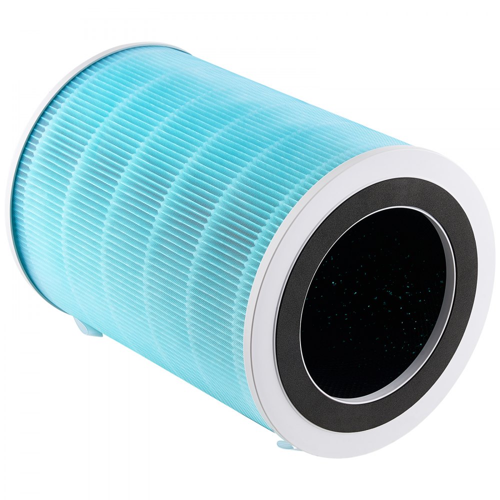 VEVOR Air Purifier Replacement Filter, H13, 3-in-1 Compact & Lightweight Replacement Filter with Sturdy PP Pre-Filter, Easy-to-Grab Purifier Filter with Activated Carbon, Fit for Cylindrical Purifier