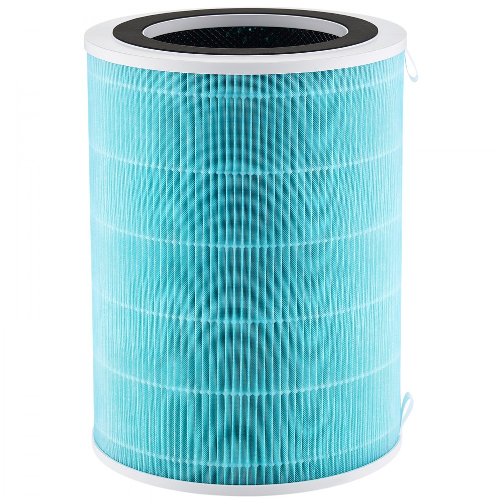 VEVOR Air Purifier Replacement Filter, H13, 3-in-1 Compact & Lightweight Replacement Filter with Sturdy PP Pre-Filter, Easy-to-Grab Purifier Filter with Activated Carbon, Fit for Cylindrical Purifier
