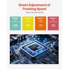 Purificador de aire inteligente HEPA H13 de 2018 ft²/h para el hogar y la oficina
