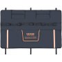 VEVOR tailgate pad with reflective orange stripes, securing straps, and a central pocket for technical support.