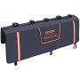 VEVOR tailgate pad with straps and orange accents, designed for truck bed protection and secure transport.