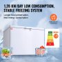 VEVOR Chest Freezer 12,8 cu.ft / 345 L Grande freezer e 4 cestas removíveis