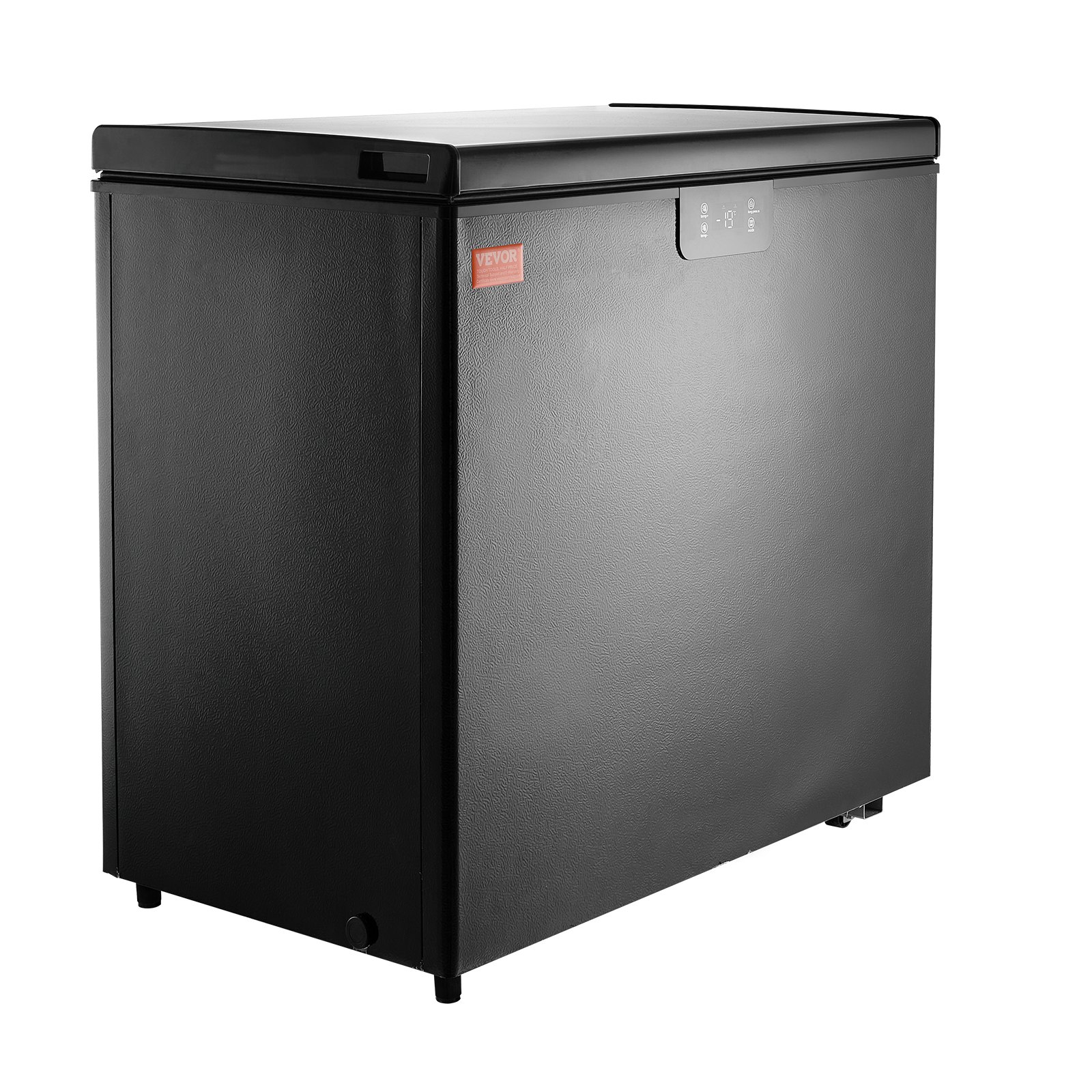 VEVOR Chest Freezer, 7 Cu.ft / 198 L Compact Deep Freezer, Free Standing Top Open Door Compact Freezers with 2 Removable Baskets & Adjustable Thermostat, Energy Saving & Low Noise, Black