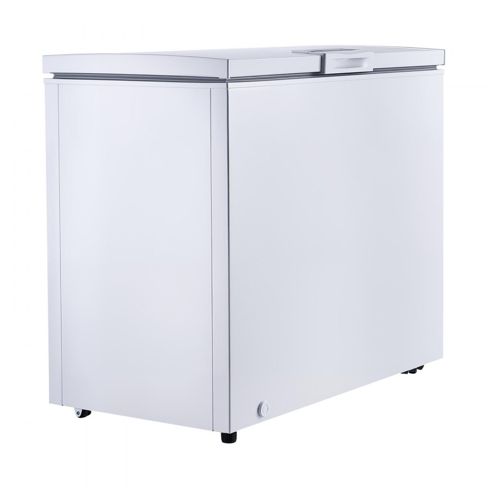 VEVOR Chest Freezer, 6.7 Cu.ft Compact Deep Freezer, Free Standing Top Open Door Chest Freezers with 2 Removable Baskets & Adjustable Thermostat - Energy Saving, Low Noise & Garage Ready, White