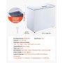 VEVOR Chest Freezer, 6.7 Cu.ft Compact Deep Freezer, Free Standing Top Open Door Chest Freezers with 2 Removable Baskets & Adjustable Thermostat - Energy Saving, Low Noise & Garage Ready, White
