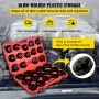 VEVOR Oil Filter Socket Set, 30 Pcs Oil Filter Wrench Set, Sturdy Steel Oil Filter Socket, 3/8\" Oil Filter Socket, Low Profile Oil Filter Socket Set For Easy Access, Oil Filter Wrench Cap Set