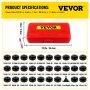 VEVOR 30 Pcs Sturdy Steel , 3/8" , Low Profile Oil Filter Socket For Easy Access, Oil Filter Wrench Cap Set w/ Case