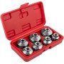 VEVOR Oil Filter Socket Set Cup Socket Tool Set 7 PCS Oil Filter Cap Wrench