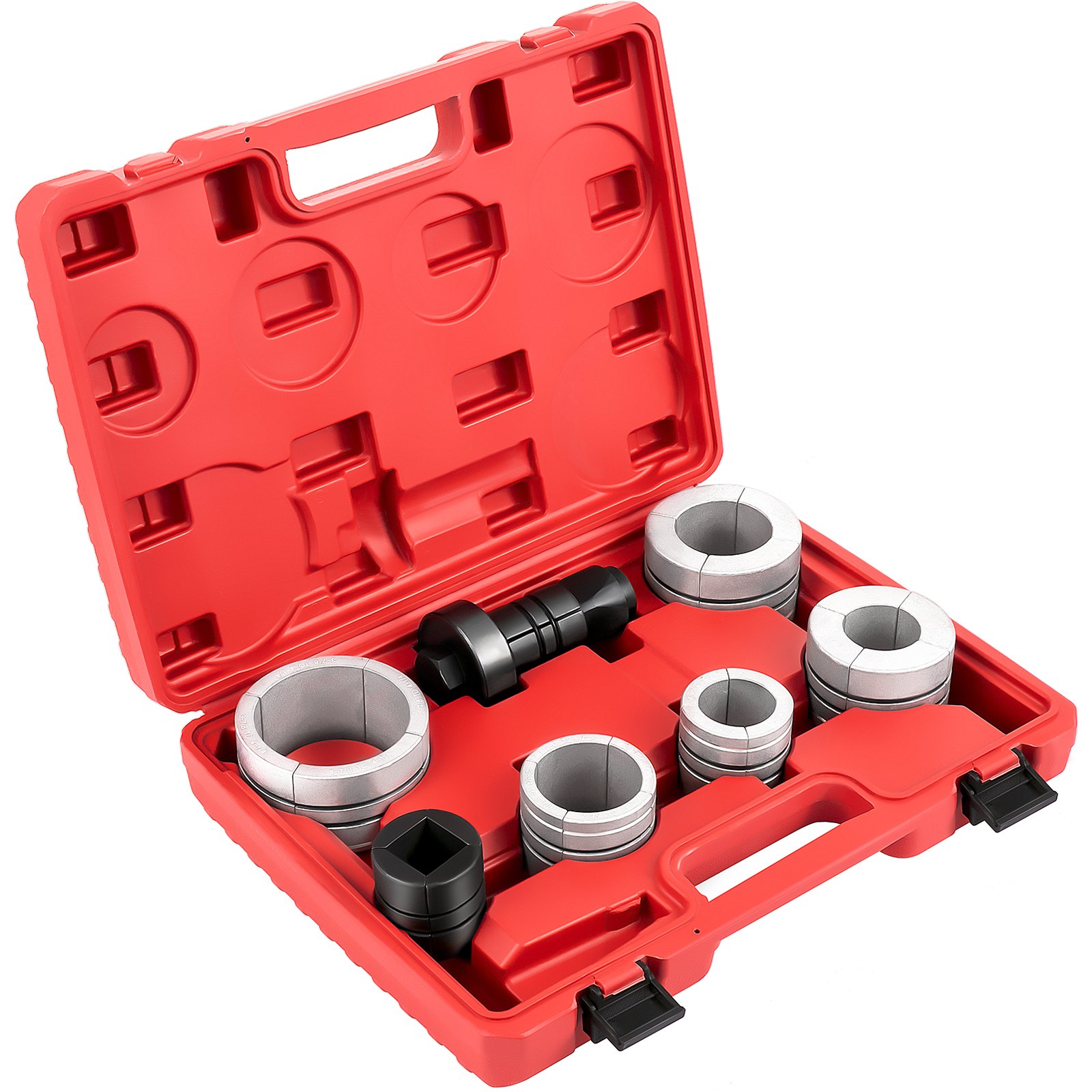 VEVOR Pipe Stretcher Kit, Exhaust Pipe Stretcher Kit 1-5/8\" to 4-1/4\", Exhaust Pipe Expander Kit for Tail Pipe Tube, Exhaust Pipe Expander Tool with Storing Case, 7 Pcs Pipe Expander, Exhaust Stretc
