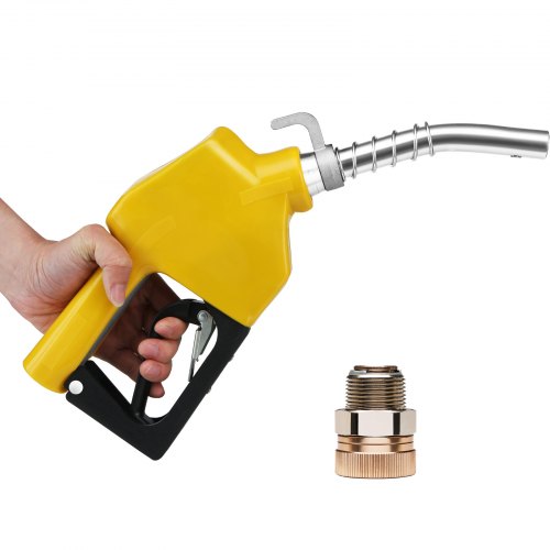 3/4 Inch Automatic Fuel Nozzle - 16 GPM Auto Shut Off Diesel & Gasoline Nozzle With Padlock