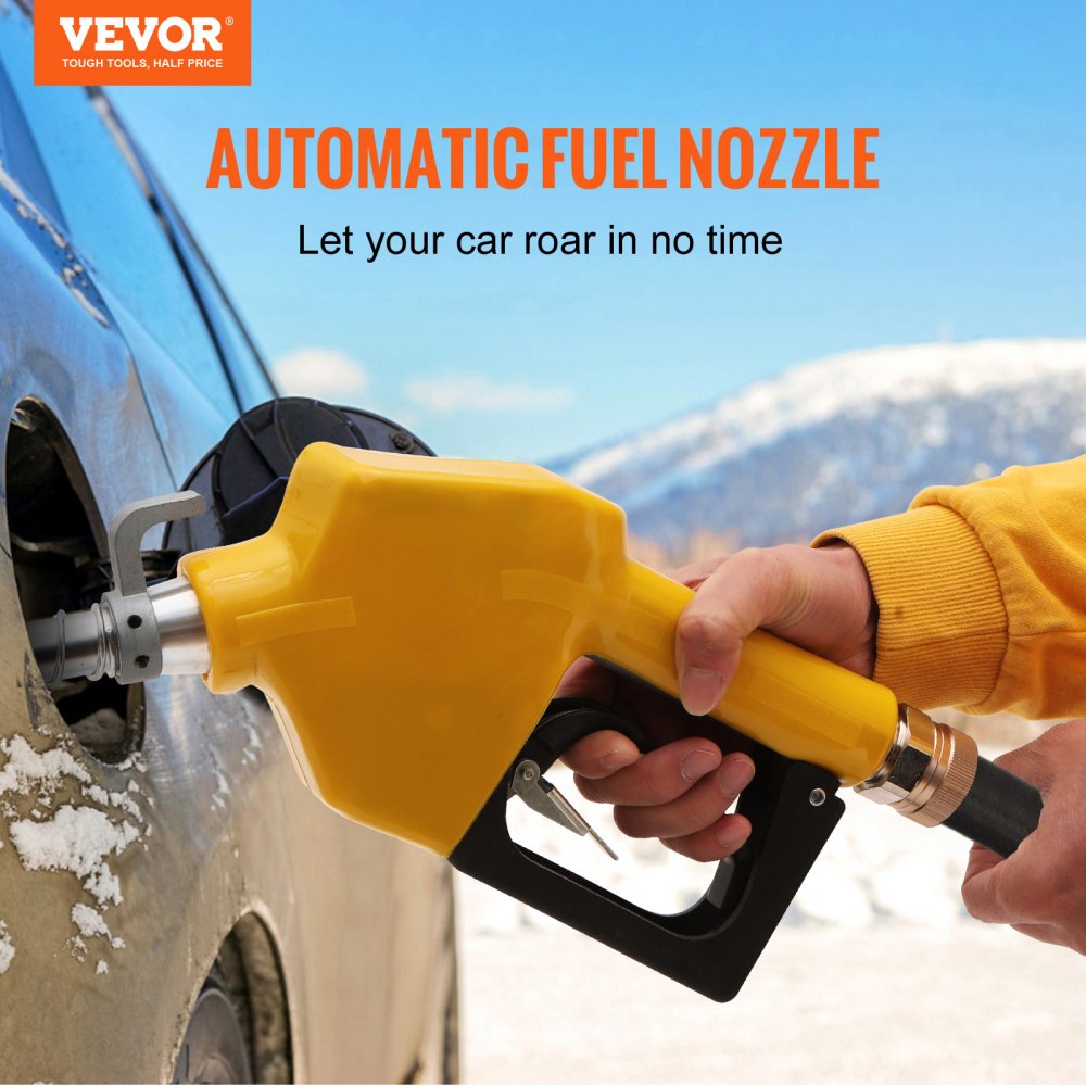 VEVOR Automatic Fuel Nozzle Shut Off Fuel Refilling 3/4 NPT 13/16 Spout  Diesel