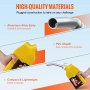 VEVOR Automatic Fuel Nozzle, 3/4" NPT Inlet Thread & 13/16" Spout, 11 GPM Max Flow Rate, Auto Shut Off, Aluminum & PVC Gas Pump Handle with 360° Swivel for Gasoline Diesel Kerosene Biodiesel Refilling