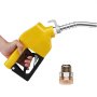 VEVOR Automatic Fuel Nozzle, 3/4" NPT Inlet Thread & 13/16" Spout, 11 GPM Max Flow Rate, Auto Shut Off, Aluminum & PVC Gas Pump Handle with 360° Swivel for Gasoline Diesel Kerosene Biodiesel Refilling