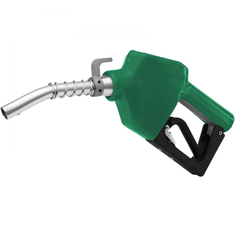 VEVOR Automatic Fuel Nozzle, 3/4" NPT Inlet Thread & 15/16" Spout, 16 GPM Max Flow Rate, Auto Shut Off, Aluminum & PVC Gas Pump Handle with 360° Swivel for Gasoline Diesel Kerosene Biodiesel Refilling