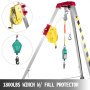 Confined Space Tripod Safety Tripod With 1800lbs Winch Rescue Tripod 7ft Legs