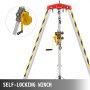 Confined Space Tripod Kit 390lb Large Capacity Confined Space Kit Rescue Tripod