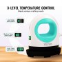 VEVOR Mini Heat Press Machine Small Portable Heat Transfer Machine Green+White